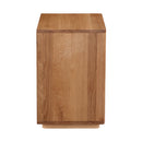 Solid Wood 1-Drawer Nightstand | Novi Living Osamu | Oroa.com