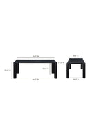 Hospitality furniture - Black Oak Dining Table - www.oroatrade.com