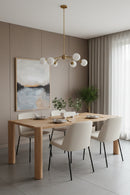 Natural Oak Dining Table | Novi Living Post | Oroa.com