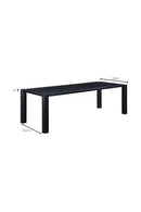 Hospitality furniture - Black Oak Dining Table - www.oroatrade.com