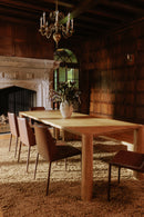 Natural Oak Dining Table | Novi Living Post | Oroa.com