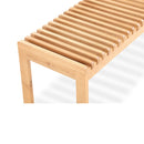 Contract furniture - Solid Wood Slatted Bench - www.oroatrade.com