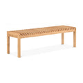 Contract furniture - Solid Wood Slatted Bench - www.oroatrade.com