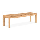Contract furniture - Solid Wood Slatted Bench - www.oroatrade.com