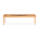 Contract furniture - Solid Wood Slatted Bench - www.oroatrade.com