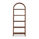 Solid Walnut Arched Bookcase | Novi Living Eero