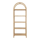 Solid Oak Arched Bookcase | Novi Living Eero | Oroa.com