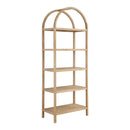 Solid Oak Arched Bookcase | Novi Living Eero | Oroa.com
