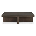 Contract furniture - Oak Cross-Base Rectangular Coffee Table - www.oroatrade.com