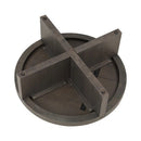 Oak Cross-Base Round Coffee Table | Novi Living Folke | Oroa.com