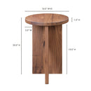 Contract furniture - Wooden Cross-Base Accent Table - www.oroatrade.com
