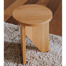 Contract furniture - Wooden Cross-Base Accent Table - www.oroatrade.com