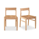 Solid Wood Open-Back Dining Chair | Novi Living Owing | Oroa.com