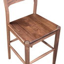 Hospitality furniture - Solid Wood Open-Back Counter Stool - www.oroatrade.com