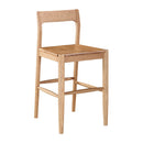 Hospitality furniture - Solid Wood Open-Back Counter Stool - www.oroatrade.com