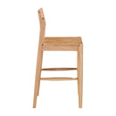 Hospitality furniture - Solid Wood Open-Back Counter Stool - www.oroatrade.com