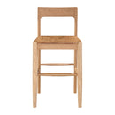 Hospitality furniture - Solid Wood Open-Back Counter Stool - www.oroatrade.com