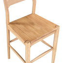 Hospitality furniture - Solid Wood Open-Back Counter Stool - www.oroatrade.com