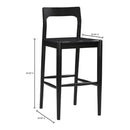 Hospitality furniture - Solid Wood Open-Back Bar Stool - www.oroatrade.com