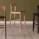 Hospitality furniture - Solid Wood Open-Back Bar Stool - www.oroatrade.com