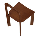 Brown Wooden Dining Chairs (2) | Novi Living Daifuku