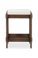Contract furniture - Wooden Padded Seat Counter Stool - www.oroatrade.com