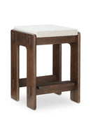 Contract furniture - Wooden Padded Seat Counter Stool - www.oroatrade.com