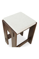 Contract furniture - Wooden Padded Seat Counter Stool - www.oroatrade.com