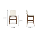 Hospitality furniture - Vegan Leather Counter Stool - www.oroatrade.com