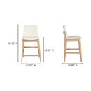Hospitality furniture - Vegan Leather Counter Stool - www.oroatrade.com