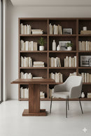 Round Natural Wood Table | Novi Living May | Oroatrade.com