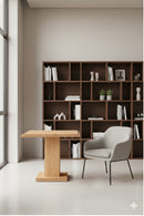 Round Natural Wood Table | Novi Living May | Oroatrade.com