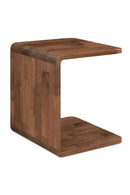 C-Shape Oak Side Table | Novi Living Carrie | Oroa.com