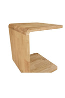 C-Shape Oak Side Table | Novi Living Carrie | Oroa.com
