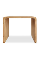 C-Shape Oak Side Table | Novi Living Carrie | Oroa.com