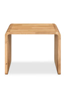 C-Shape Oak Side Table | Novi Living Carrie | Oroa.com