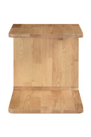 C-Shape Oak Side Table | Novi Living Carrie | Oroa.com