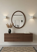Oak Oval Wall Mirror | Novi Living Alcott | Oroatrade.com