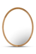 Oak Oval Wall Mirror | Novi Living Alcott | Oroatrade.com