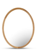 Oak Oval Wall Mirror | Novi Living Alcott | Oroatrade.com