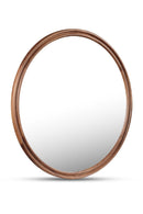 Oak Round Wall Mirror | Novi Living Alcott | Oroatrade.com