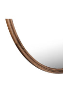 Oak Round Wall Mirror | Novi Living Alcott | Oroa.com