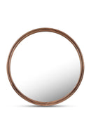 Oak Round Wall Mirror | Novi Living Alcott | Oroa.com