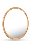 Oak Round Wall Mirror | Novi Living Alcott | Oroatrade.com