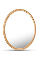 Oak Round Wall Mirror | Novi Living Alcott | Oroa.com