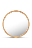 Oak Round Wall Mirror | Novi Living Alcott | Oroatrade.com