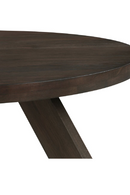 Solid Oak Round Coffee Table | Novi Living Alden | Oroa.com