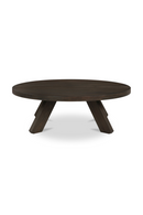 Solid Oak Round Coffee Table | Novi Living Alden