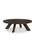 Solid Oak Round Coffee Table | Novi Living Alden | Oroa.com