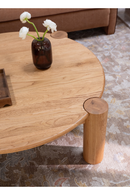 3-Legged Solid Oak Coffee Table | Novi Living Jack